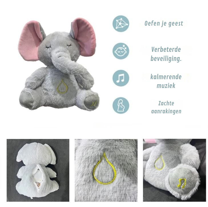 Knuffelende Sleepy Olifant