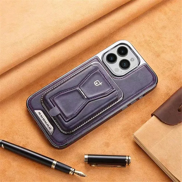 LEDEREN  2-in-1 Magnetische Case voor alle   I-Phone's