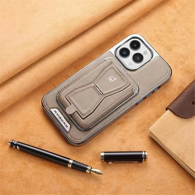 Custodia magnetica 2 in 1 in PELLE per tutti gli iPhone